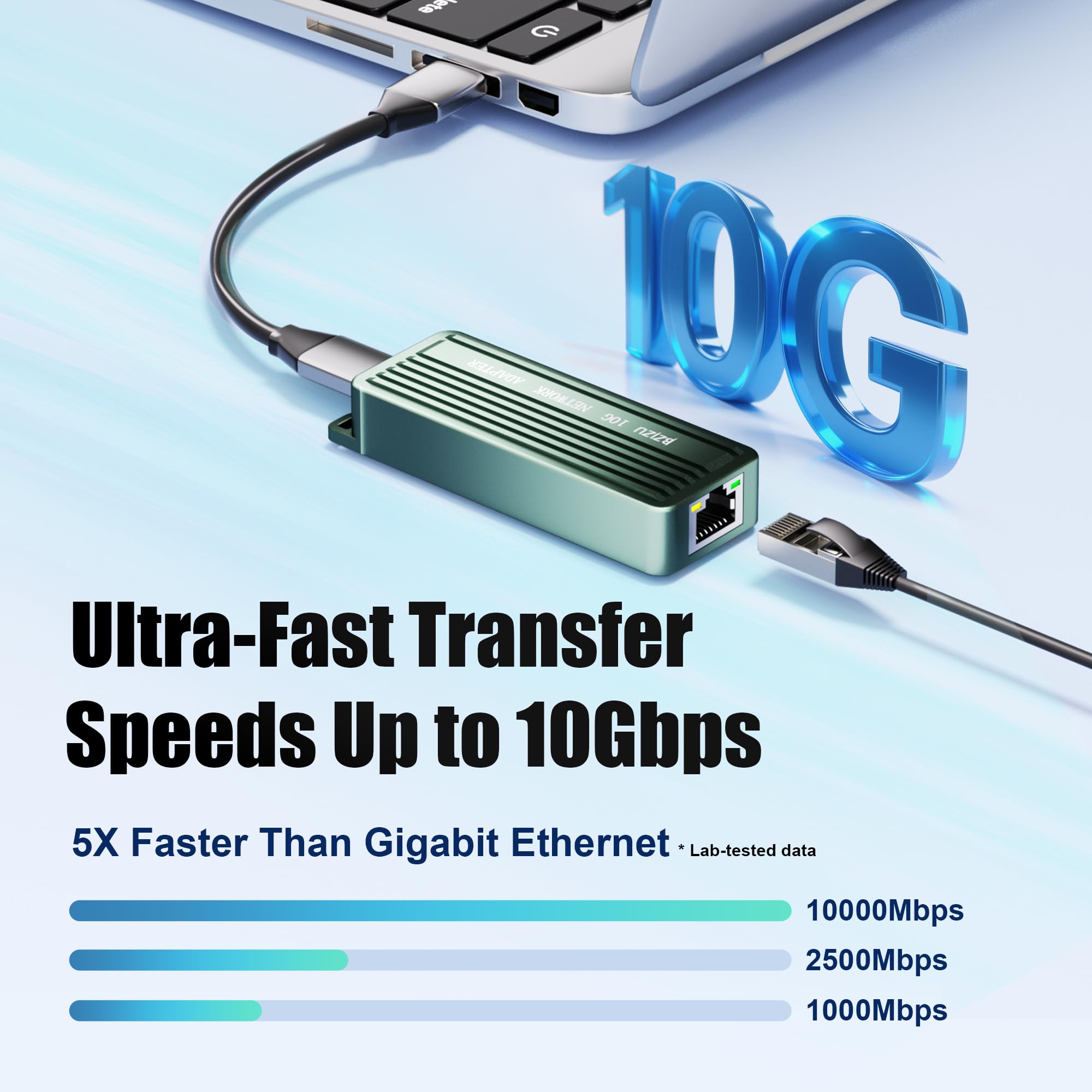 Amazon.com: USB C to 10GbE Ethernet Adapter, 10G Network Dongle